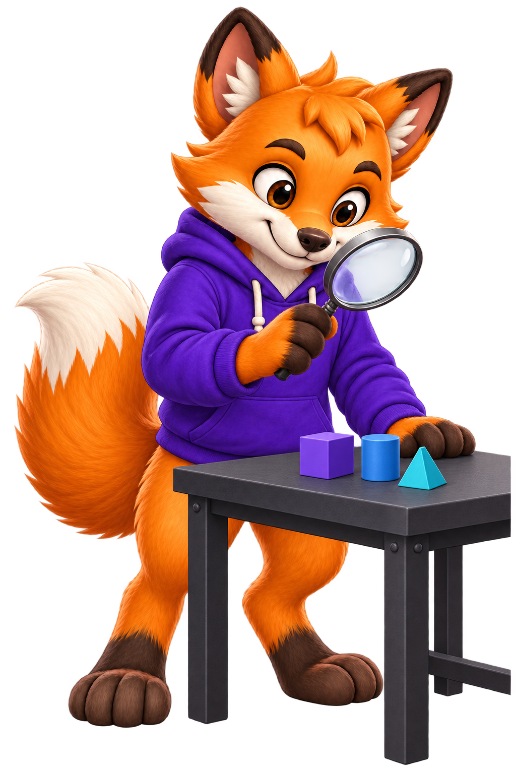 Proposed scene of Dash, the Fast Forward fox, debugging in the developer collection