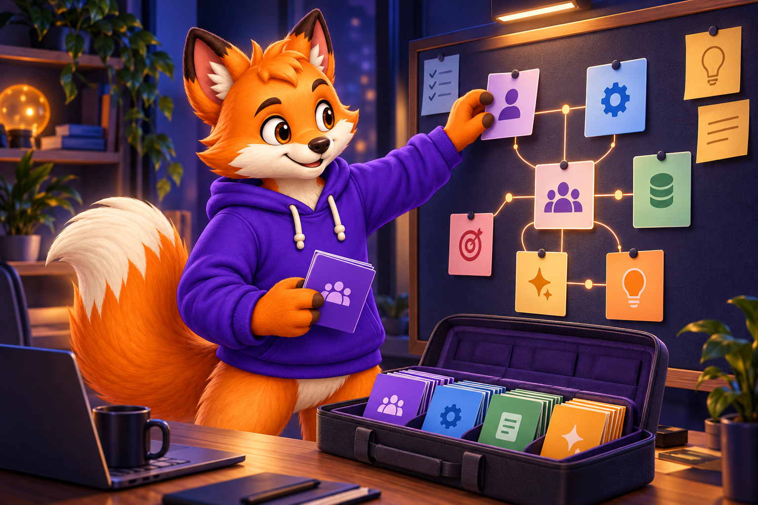 Dash organizing reusable agent roles and skill resources